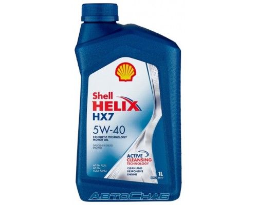 Полусинтетическое моторное масло Shell Helix HX7 5W-40 1л.