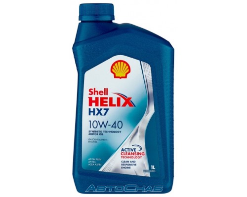 Shell Helix HX7 10W40 SN/CF 1л Shell Helix HX7 10W40 SN/CF 1л