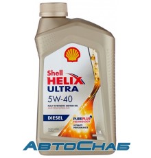 Синтетическое моторное масло Shell Helix Ultra DIESEL 5W-40 1л.