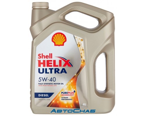 Shell Helix DIESEL Ultra 5W40 CF, A3/B4 4л. Моторное масло