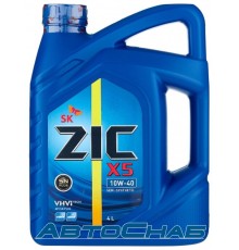ZIC X5 10W-40 SM 4л. Моторное масло