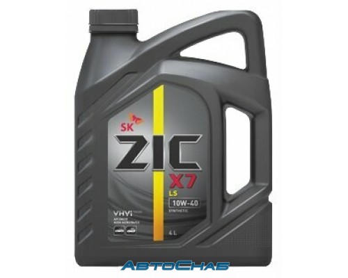 Моторное масло ZIC X7 LS 10W-40 4л. (A+ 10W-40)